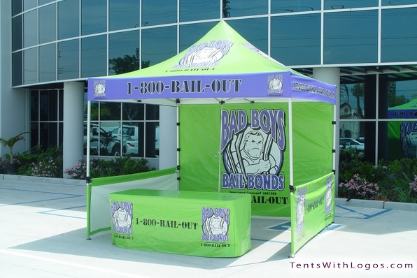 10 x 10 Pop Up Tent - Bad Boys